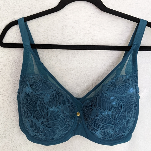 Understance Ivy Bra, Blue Coral, 32H, Lightly Padded, Underwire - Picture 1 of 6